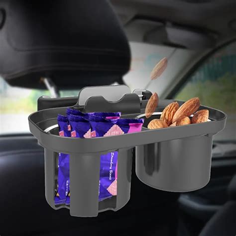 Universal Auto Car Food Tray Snackdrinkbottle Rack Cup Holder Mount Stand Storage Organizer