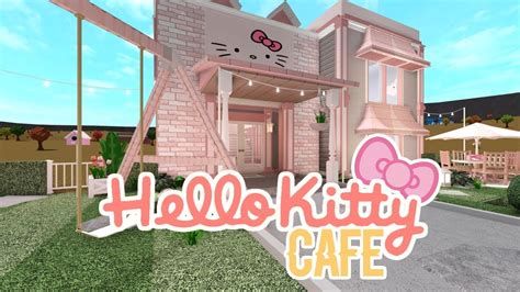 This cafe turned out so amazing!! Bloxburg : Hello Kitty Cafe Full Tour with Daycare & Arcade! - YouTube