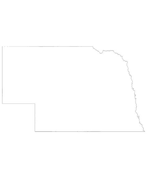 Nebraska Map Template 8 Free Templates In Pdf Word Excel Download