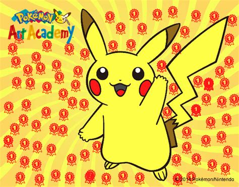 Dibujo De Pikachu Saludando Pintado Por En Dibujos Net El D A