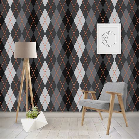 Custom Modern Chic Argyle Wallpaper And Surface Covering Youcustomizeit