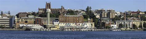 Panoramic Newcastle Skyline In New South Wales Australia Nhtac