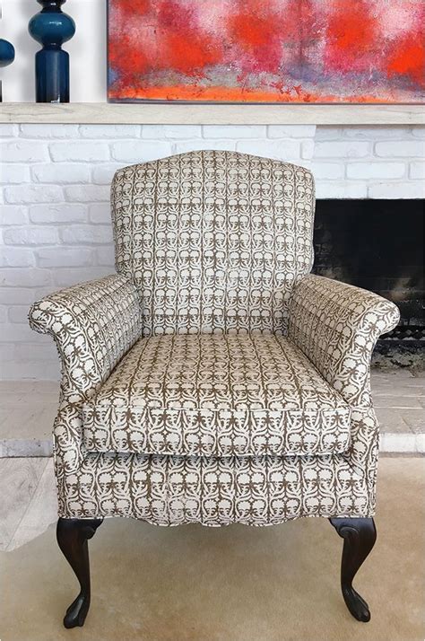 Revitaliste Transformed This English Roll Arm Chair In Penny Morrison
