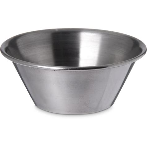 Home Ramekins And Soufflé Dishes Pack Of 12 Stainless Steel Carlisle