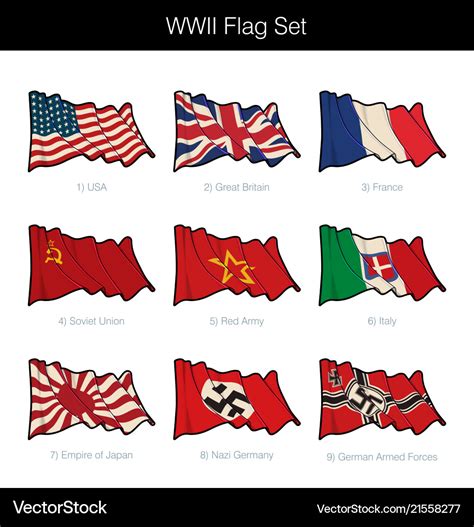 World War Two Countries Flags About Flag Collections