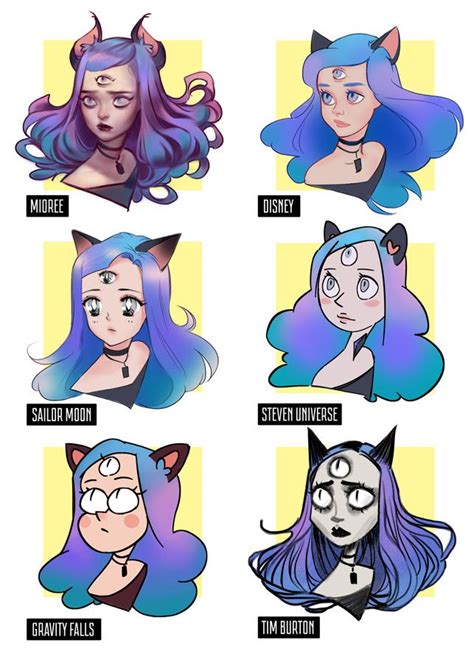 Do anime characters even have lips? Style Meme, Mioree . on ArtStation at https://www ...