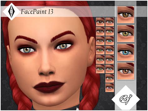 Facepaint 13 By Aleniksimmer At Tsr Sims 4 Updates