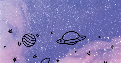 14 Aesthetic Galaxy Doodle Wallpaper Pictures