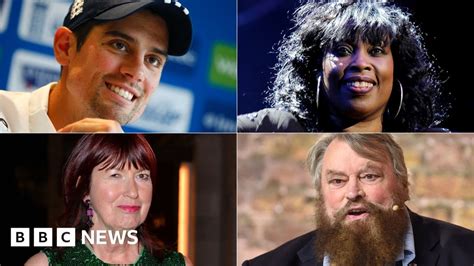 Birthday Honours List 2016 Twelve Famous Faces Bbc News
