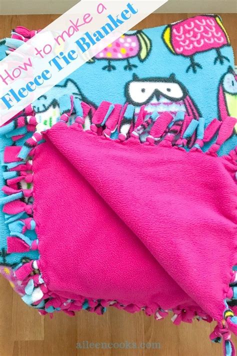 Learn How To Make A Fleece Tie Blanket With This Easy Tutorial This No
