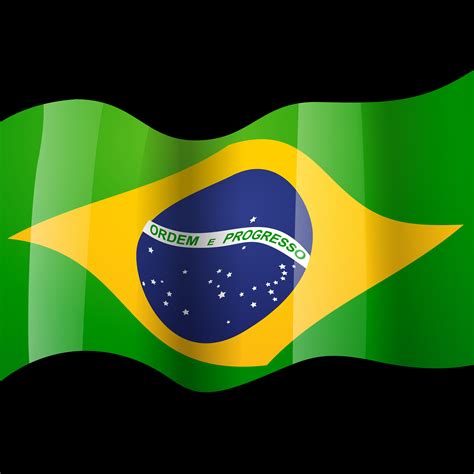 Flag View Flag Brazil Clipart Background