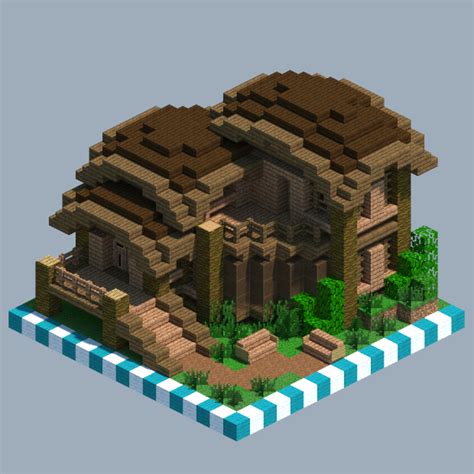 Jungle Hut Chunk House Minecraft Map