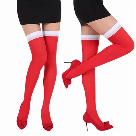 Buy Women Sexy Chriatmas Party Knee Socks Stockings Silk Stockings At Affordable Prices — Free