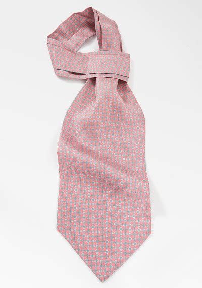 Pink Ascot With Blue Accents Bows N