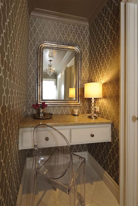 This pottery barn inspired vanity is a great example. Floating Dressing Vanity - Contemporary - bathroom ...