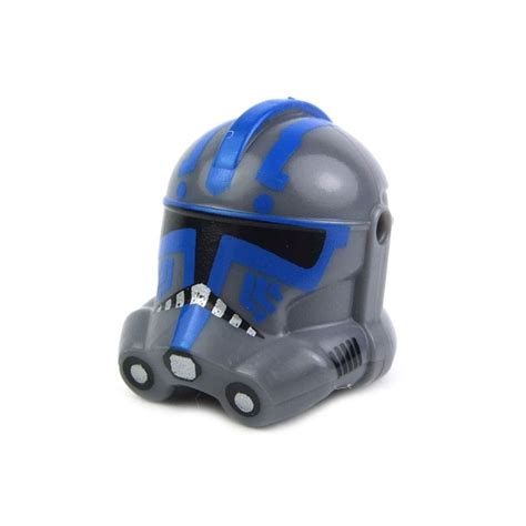 Lego Custom Accessoires Arealight Dark Gray Hardcase Trooper Helmet La