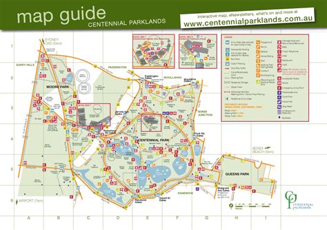 Centennial Parklands Map 2012 By Rachel Maiden Issuu