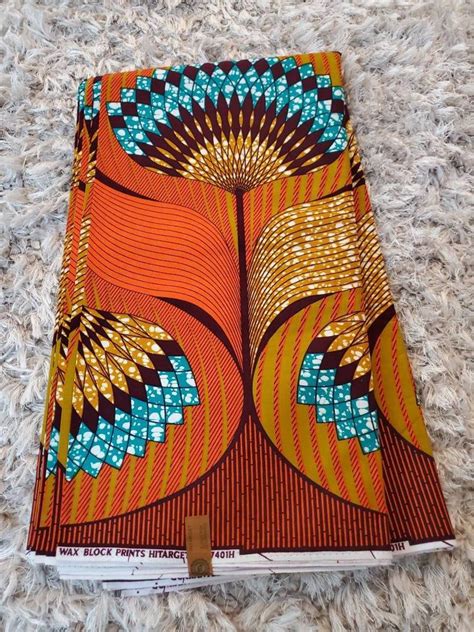 Multicolor Ankara Fabric African Clothing African Fabric African