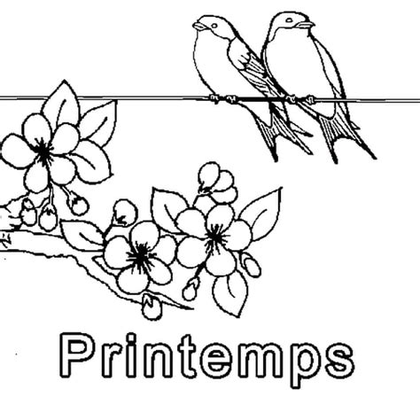 Il suffit d'essayer, c'est gratuit ! Coloriage Printemps en Ligne Gratuit à imprimer