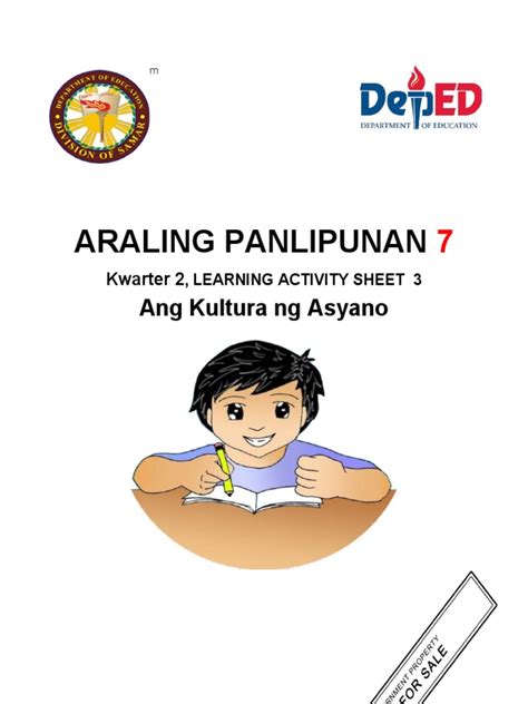 Ap7 Q2 Las3 Kultura Ng Asyano Pdf