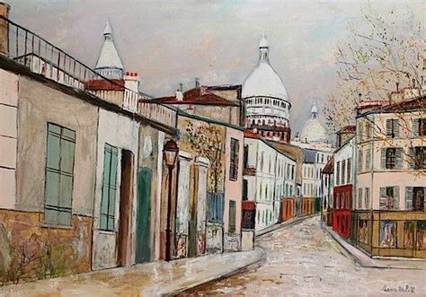 Artwork By Maurice Utrillo Rue Norvins A Montmartre Made Of Oil On