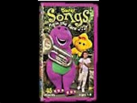 Opening To Barney Songs From The Park VHS YouTube