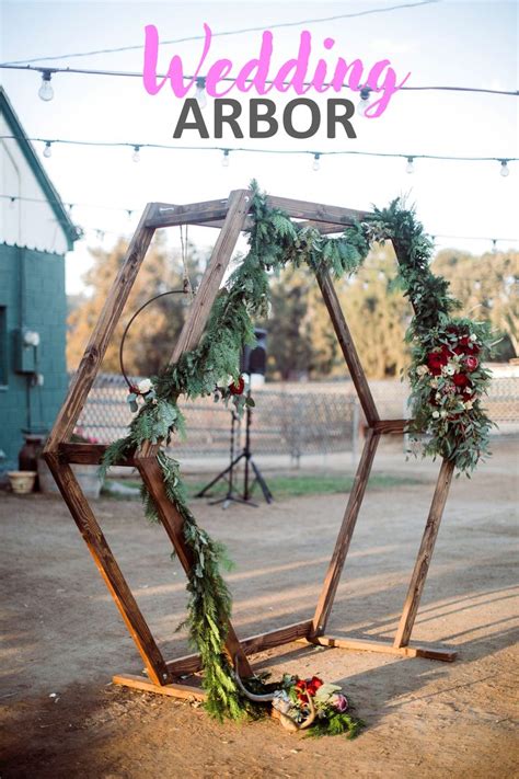 Hexagon Wedding Arbor Diy Plans Pdf Backyard Trellis And Archway