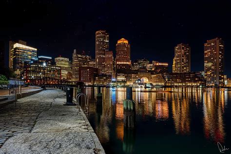 ITAP of the Boston skyline at night. : itookapicture