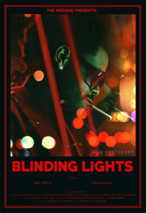 Blinding Lights Posterspy