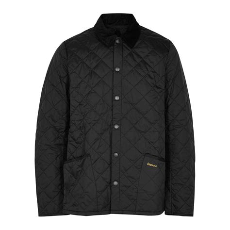 Barbour Liddesdale Quilted Shell Jacket S Black Editorialist