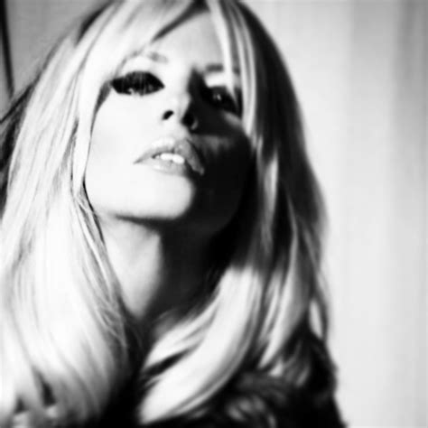 Brigitte Bardot Bangs Middle Part Blond Hair Black And White Portraiture Platinum Blonde