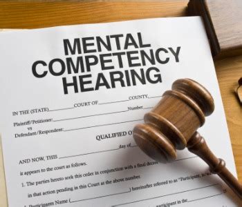 Competency To Stand Trial Expert Psychological Evaluations