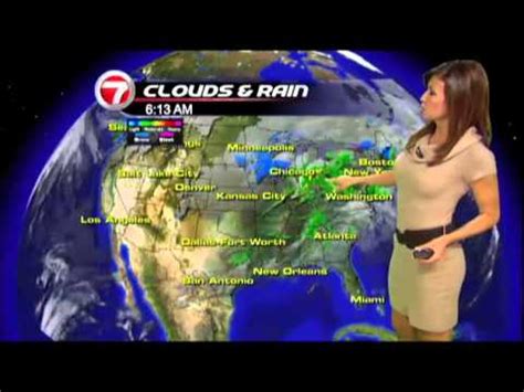 WSVN Weather Julie Durda 1 17 2012 YouTube