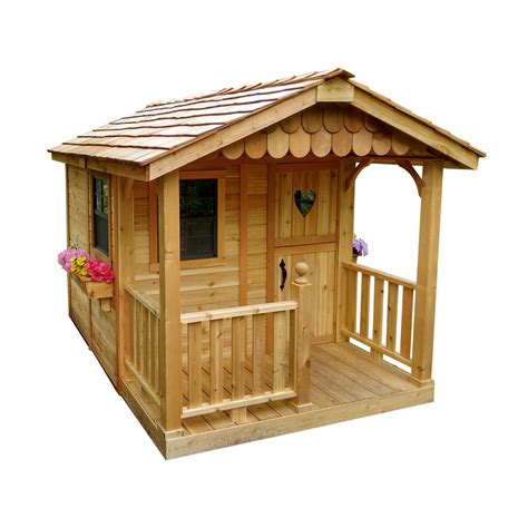 Outdoor Living Today 6 Ft X 9 Ft Sunflower Playhouse Sp69 The Home