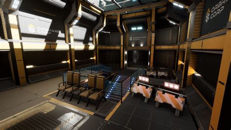 Sci Fi Space Station Modular Environment In Environments Ue Marketplace
