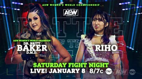 Dr Britt Baker Vs Riho Is Set For Battle Of The Belts The Owen Hart