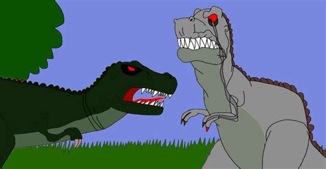Sharptooth Vs Red Claw Read The Description By Jawsdude95 On Deviantart