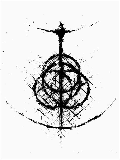 Dark Elden Ring Emblem Symbol Essential T Shirt By Trentnin Mystical