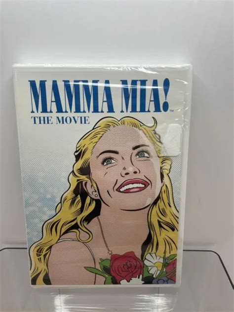 new mamma mia the movie dvd amanda seyfried cartoon cover case art 6 99 picclick