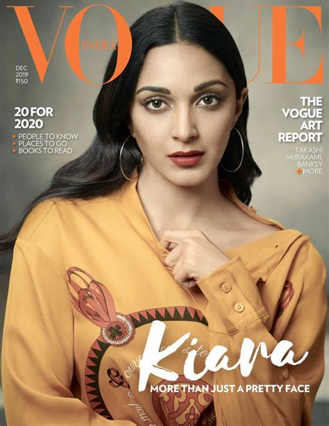 Kiara Advani Goes Glamorous For Vogue India December 2019