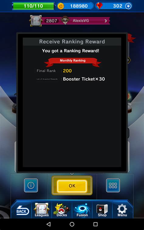 Finally Monthly Rewards!! : r/pokemonduel