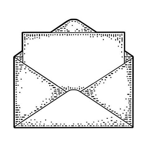 Drawing Of A Envelope Illustrations Royalty Free Vector Graphics