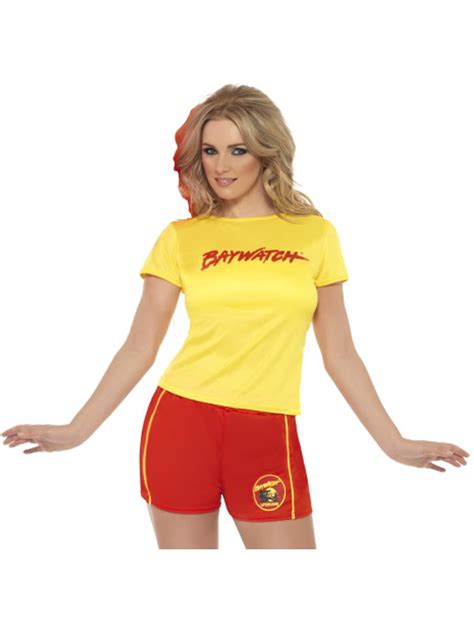 Adult S Womens Baywatch Lifeguard Classic Beach Babe Costume