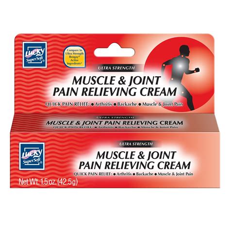 Lucky Super Soft Ointments Muscle And Joint Pain Relieving Cream 15 Oz
