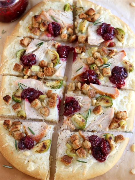 Thanksgiving Leftovers Pizza Completely Delicious