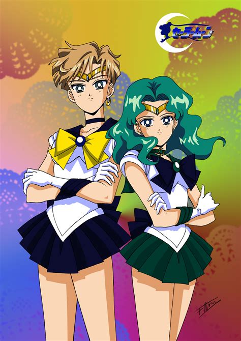 Sailor Uranus And Sailor Neptune Sailor Neptune Sailor Venus Love Comes Back Yin Yang Tattoos