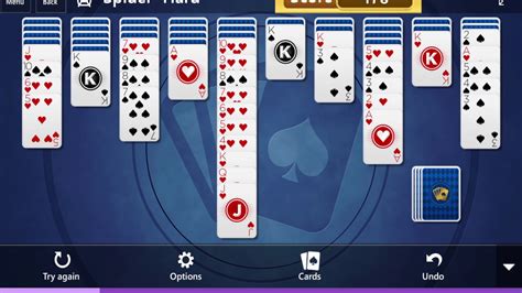 Microsoft Solitaire Collection Spider Hard February 26 2017 Youtube