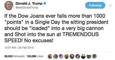 That Viral Trump Dow Joans Cannon Tweet Is Sadly A Fake