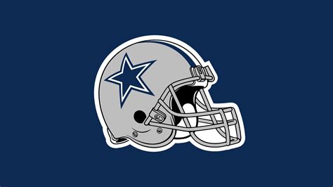 Dallas Cowboys Helmet In Blue Background Hd Sports Wallpapers Hd