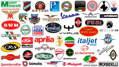 Italian Motorcycle Manufacturer Logos